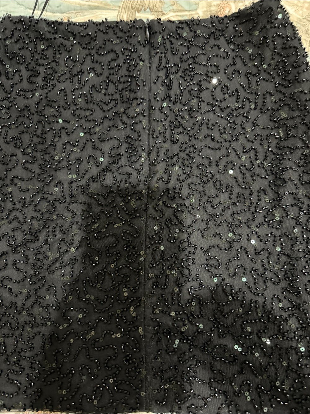 Altar'd State Black Beaded Mini Skirt - Picture 3 of 3